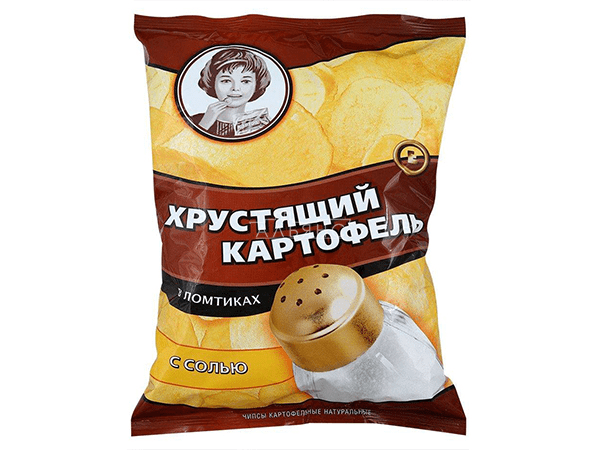 Картофельные чипсы "Девочка" 160 гр. в Королеве
