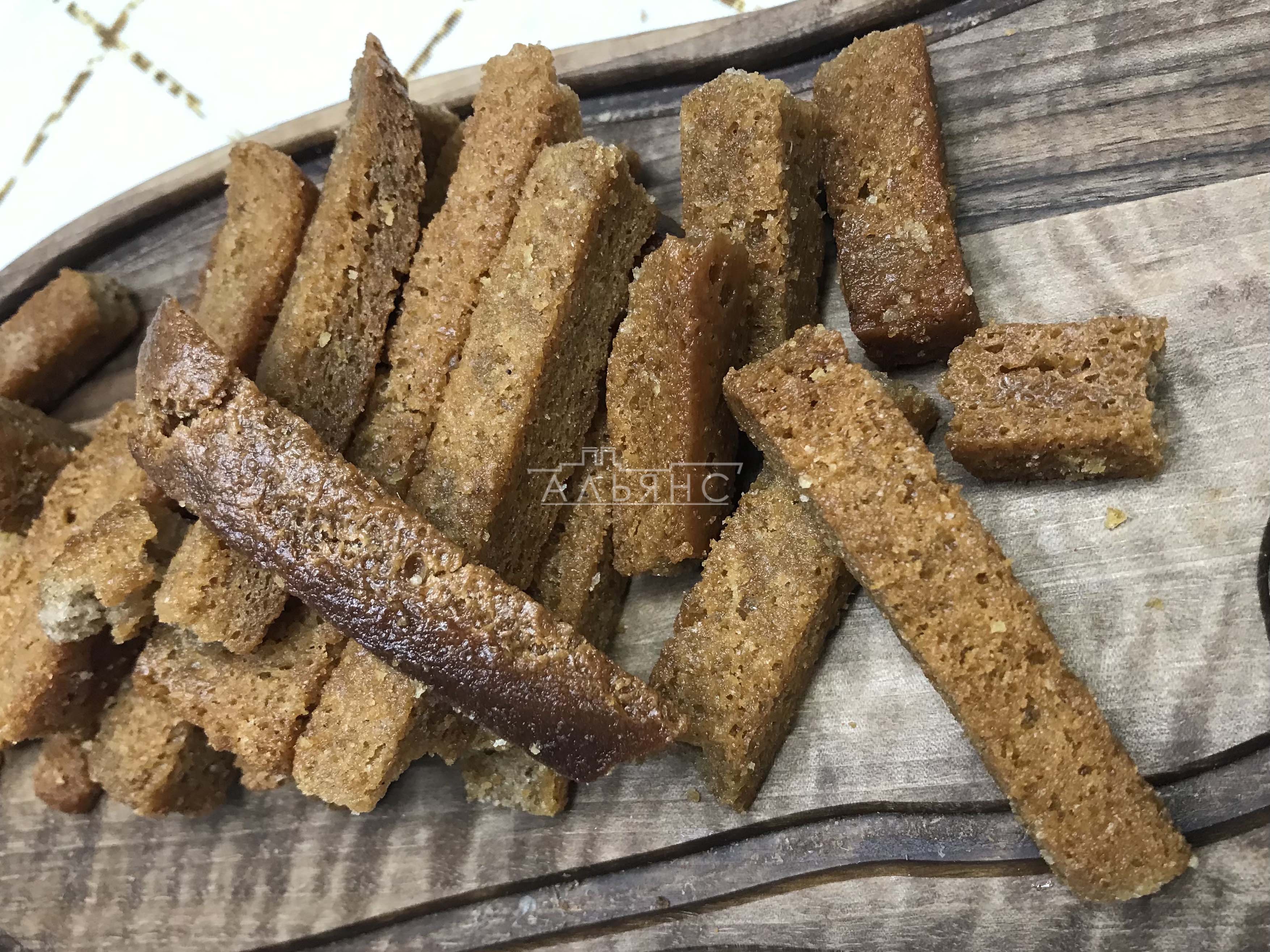 Деревенские гренки с чесноком в Королеве
