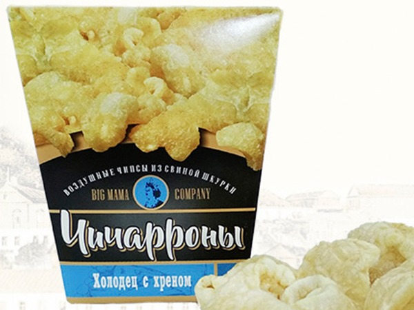 Чичарроны со вкусом холодца и хрена в Королеве