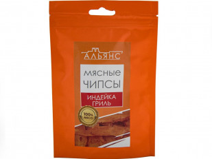 САМУРАЙ соломка с перцем ЧИЛИ (из дикого лосося) 500 гр: Мясо (АЛЬЯНС) вяленое индейка 
