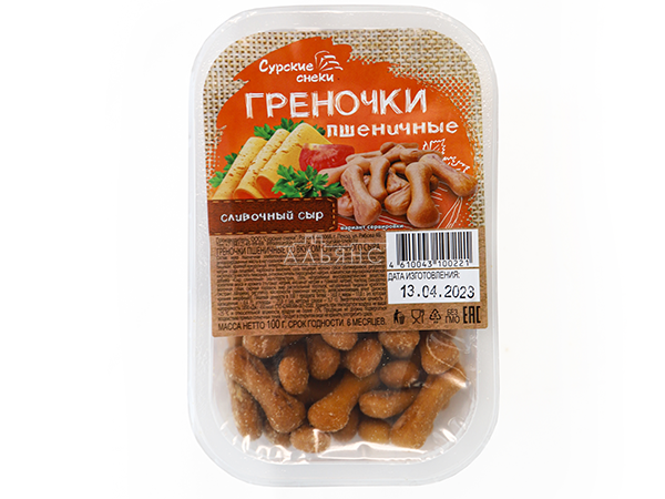 Сурские (ПШЕНИЧНЫЕ) Сливочный сыр (100 гр) в Королеве