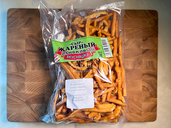 Жареный сыр "ВКУСНЯШКА" (Оливковый) 500гр. в Королеве