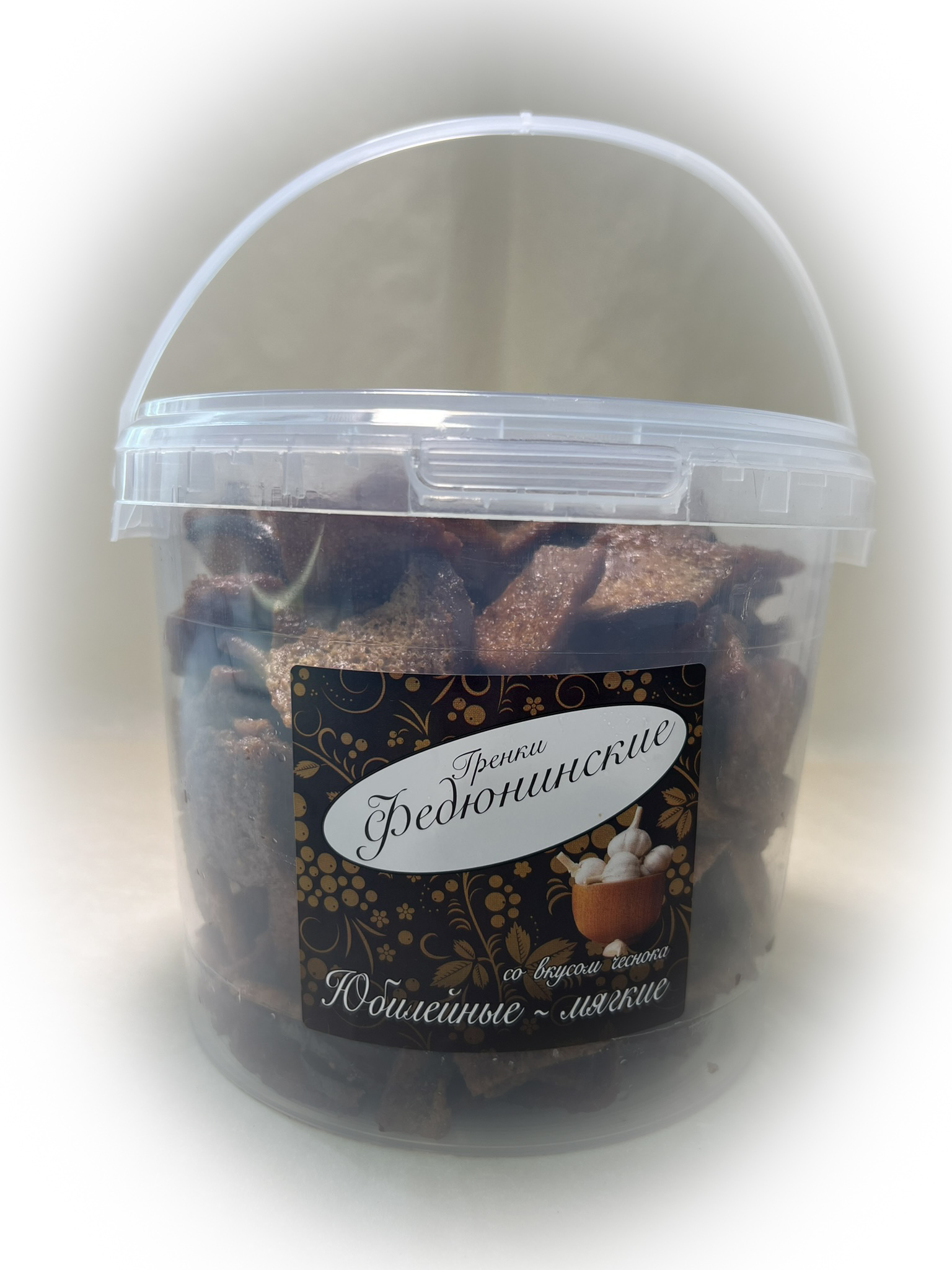 Гренки "ФЕДЮНИНСКИЕ" "Чеснок" (ведро 900 гр.) в Королеве