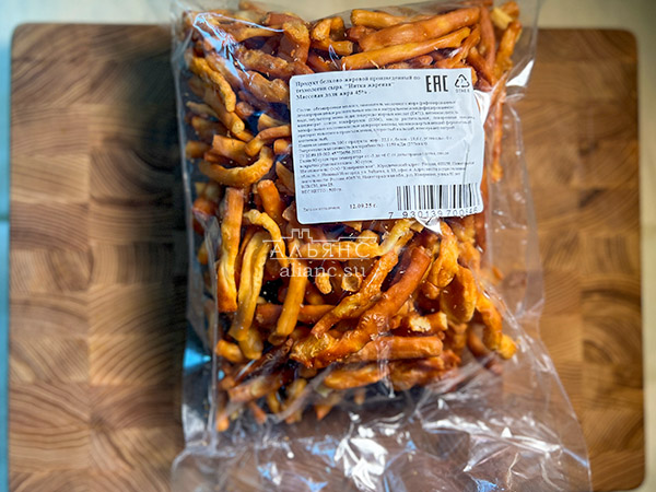 Нитка ЖАРЕНАЯ  Oktobersnack1 кг (сырный продукт) в Королеве