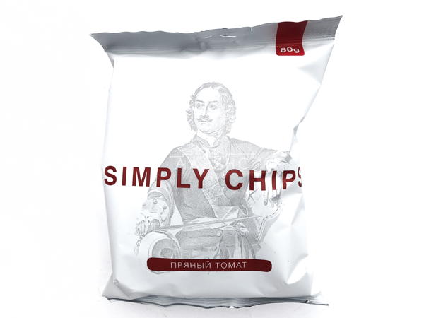 Картофельные чипсы "Simple chips" Пряный томат 80 гр. в Королеве